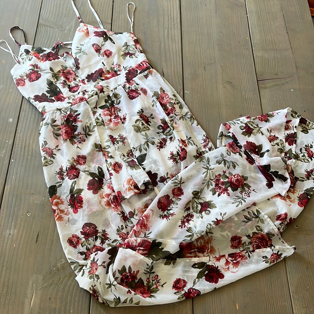 4/$20 Ambience large romper long dress